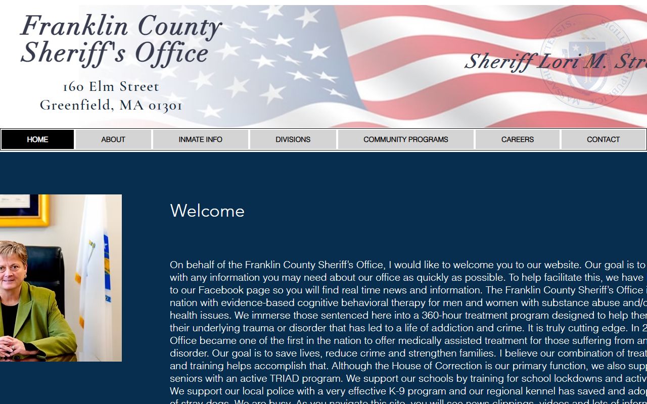 Franklin County Sheriff's Office website for jail roster reference